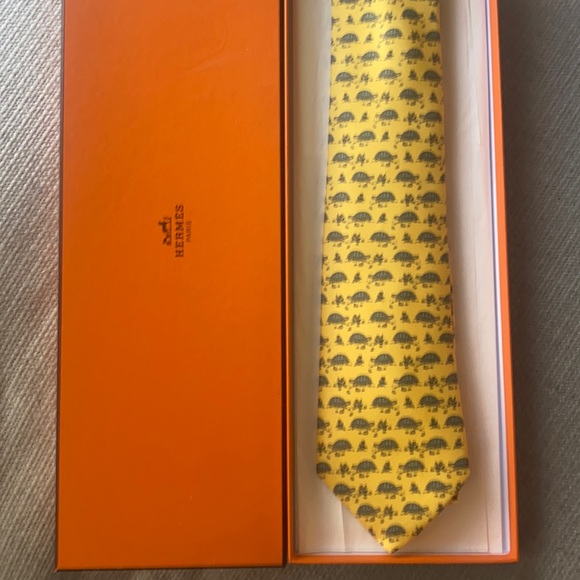 Lot - HERMES TIE COLLECTION Hermès Tie